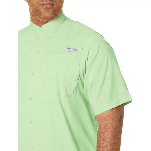 Columbia Mens Tamiami II Short Sleeve ShirtLime Glow