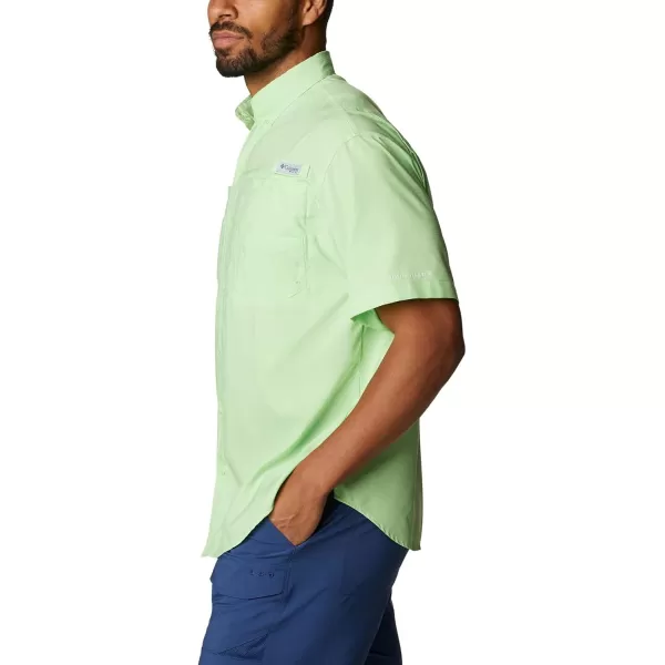 Columbia Mens Tamiami II Short Sleeve ShirtLime Glow