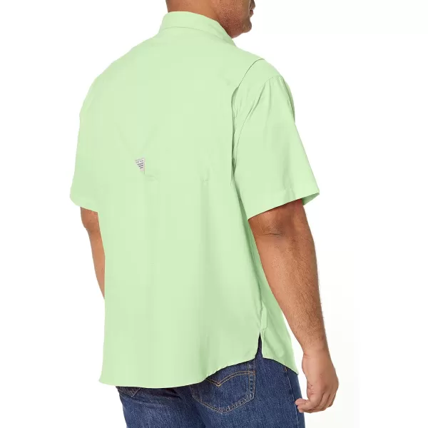 Columbia Mens Tamiami II Short Sleeve ShirtLime Glow