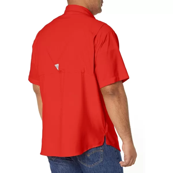 Columbia Mens Tamiami II Short Sleeve ShirtRed Spark