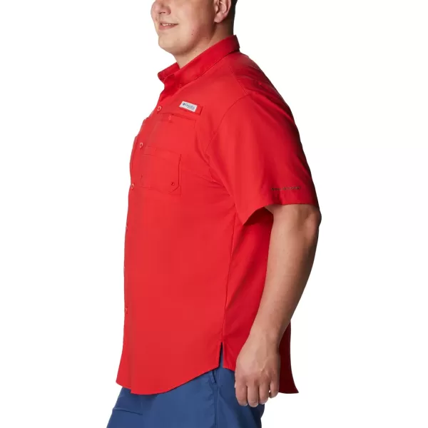 Columbia Mens Tamiami II Short Sleeve ShirtRed Spark