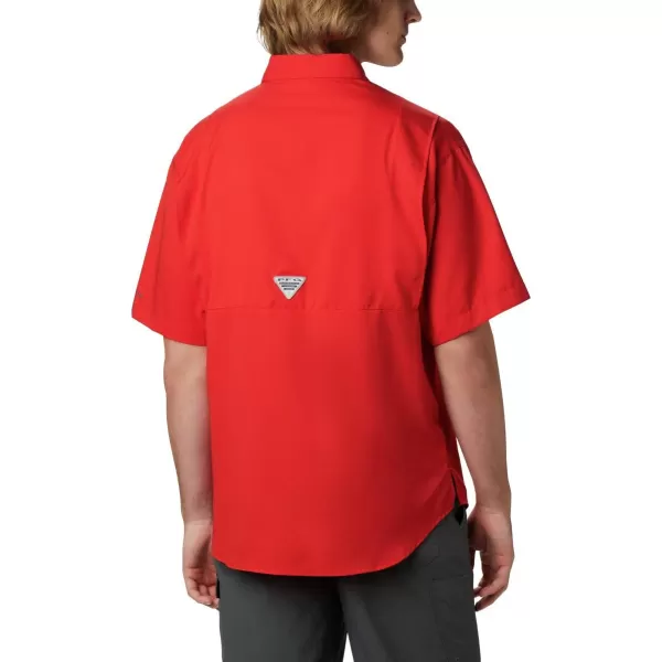 Columbia Mens Tamiami II Short Sleeve ShirtRed Spark