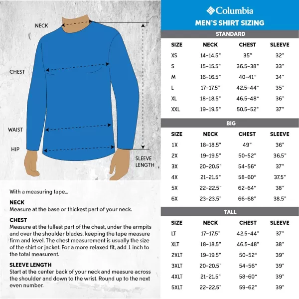 Columbia Mens Tamiami Ii Long Sleeve ShirtCompass Blue