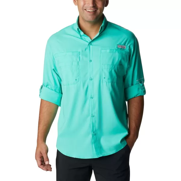 Columbia Mens Tamiami Ii Long Sleeve ShirtElectric Turquoise