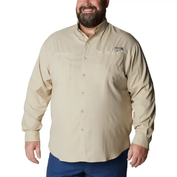 Columbia Mens Tamiami Ii Long Sleeve ShirtFossilRealtree Edge