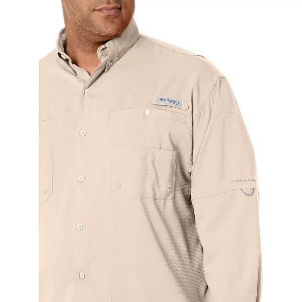 Columbia Mens Tamiami Ii Long Sleeve ShirtFossilRealtree Edge