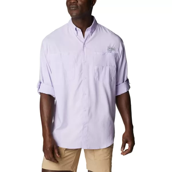 Columbia Mens Tamiami Ii Long Sleeve ShirtSoft Violet