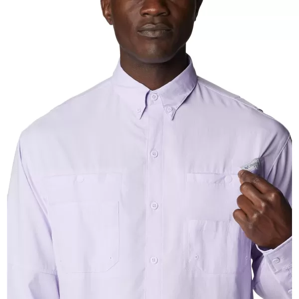 Columbia Mens Tamiami Ii Long Sleeve ShirtSoft Violet