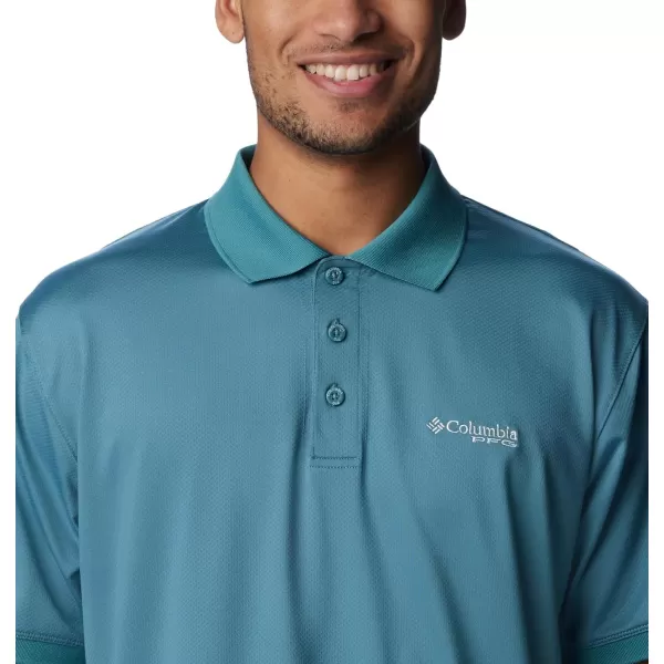 Columbia Mens Tamiami PoloTranquil Teal