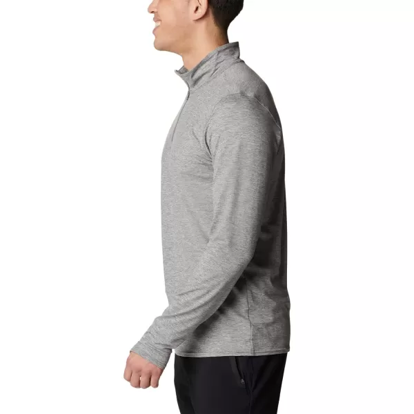 Columbia Mens Tech Trail 14 ZipCity Grey Heather