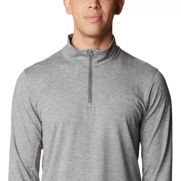 Columbia Mens Tech Trail 14 ZipCity Grey Heather