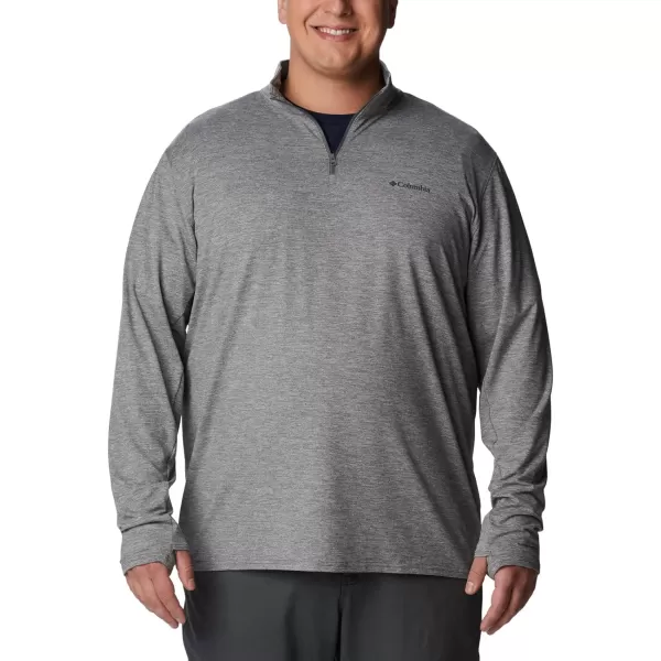 Columbia Mens Tech Trail 14 ZipCity Grey Heather