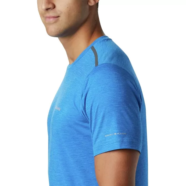 Columbia Mens Tech Trail Crew NeckAzure Blue