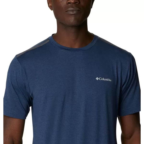 Columbia Mens Tech Trail Crew NeckBright Geranium