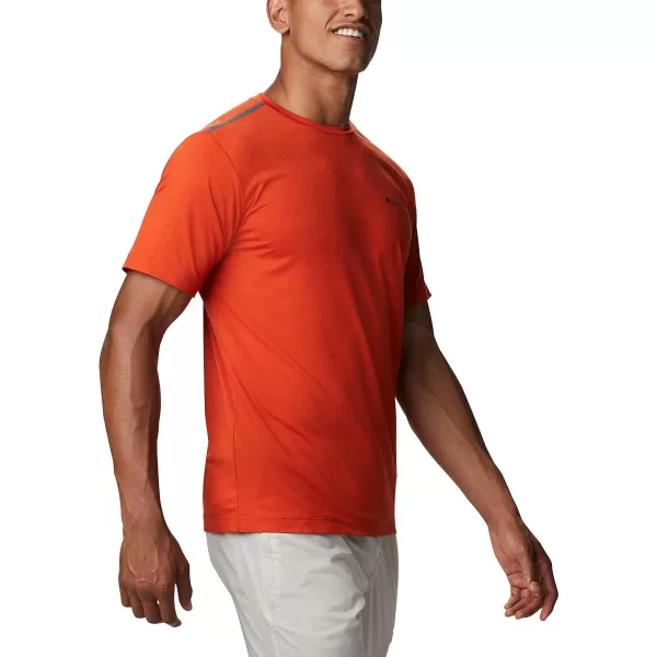 Columbia Mens Tech Trail Crew NeckFlame