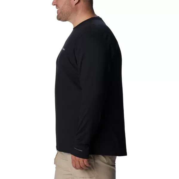 Columbia Mens Tech Trail Long Sleeve Crew II Black LargeColumbia Mens Tech Trail Long Sleeve Crew II Black Large