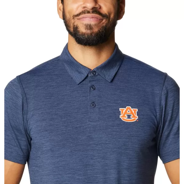 Columbia Mens Tech Trail PoloAuburn Tigers Aub  Collegiate Navy