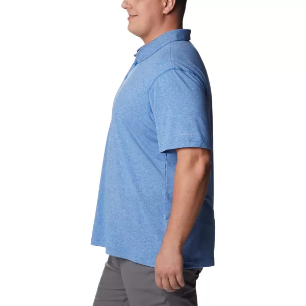 Columbia Mens Tech Trail PoloBright Indigo