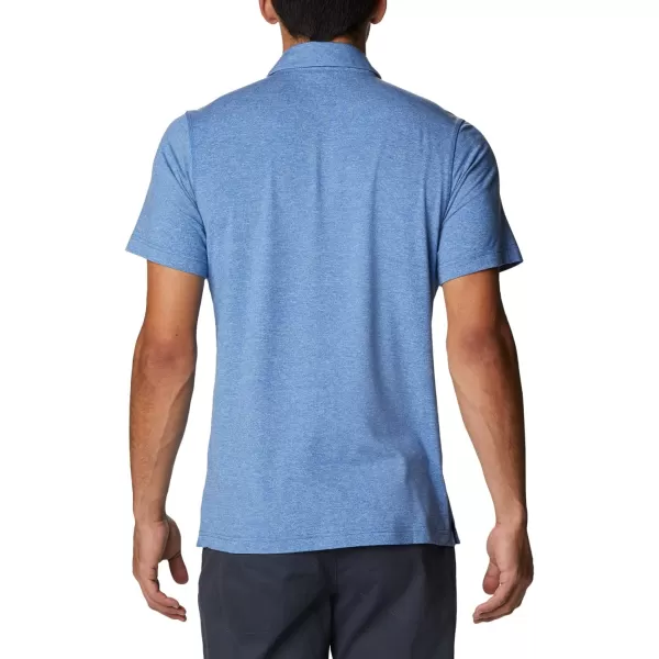 Columbia Mens Tech Trail PoloBright Indigo