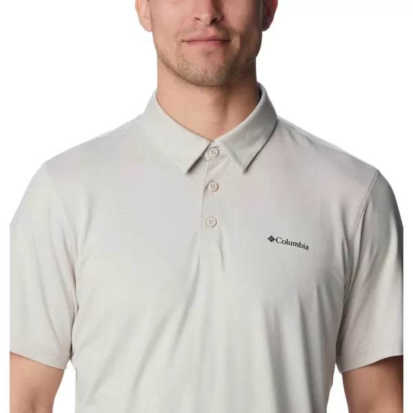 Columbia Mens Tech Trail PoloDark Stone Heather