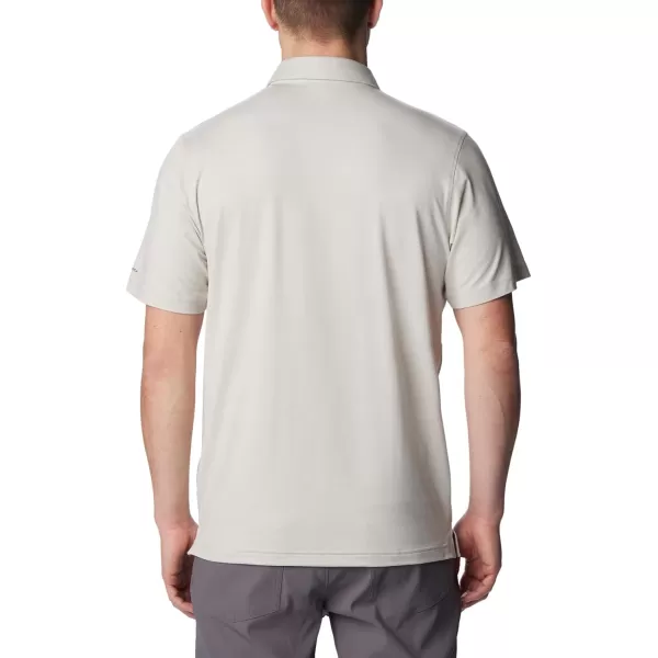 Columbia Mens Tech Trail PoloDark Stone Heather