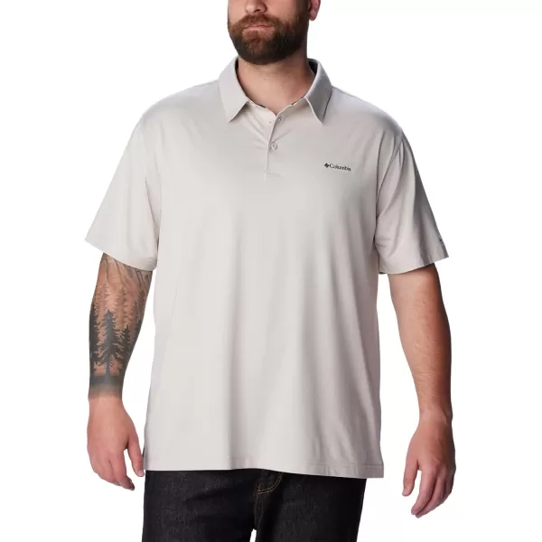 Columbia Mens Tech Trail PoloDark Stone Heather