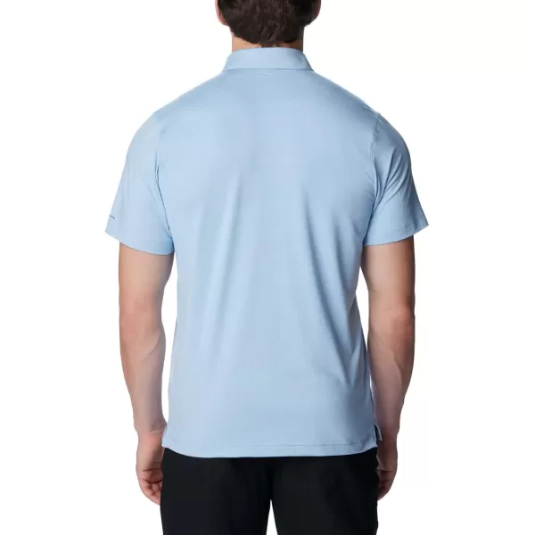 Columbia Mens Tech Trail PoloJet Stream Heather