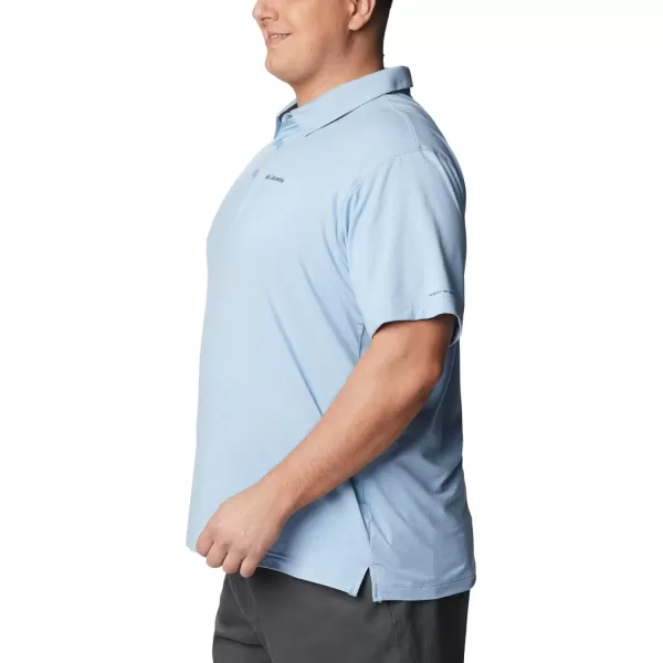 Columbia Mens Tech Trail PoloJet Stream Heather