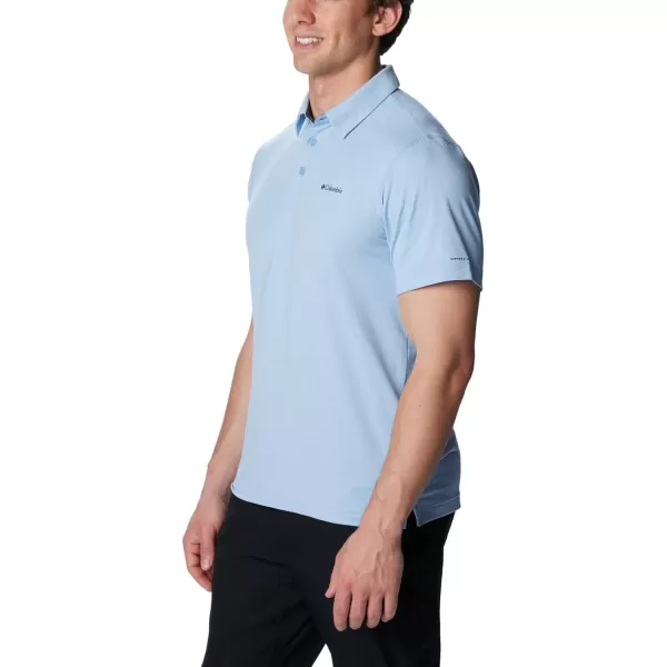 Columbia Mens Tech Trail PoloJet Stream Heather