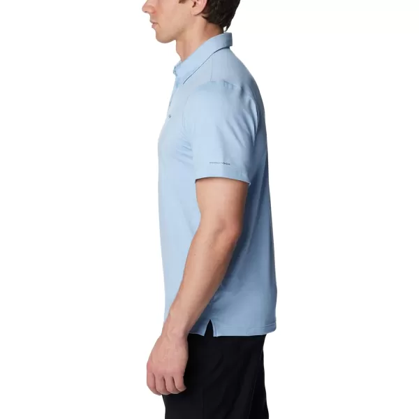 Columbia Mens Tech Trail PoloJet Stream Heather