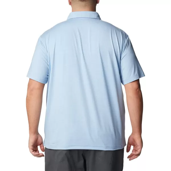 Columbia Mens Tech Trail PoloJet Stream Heather