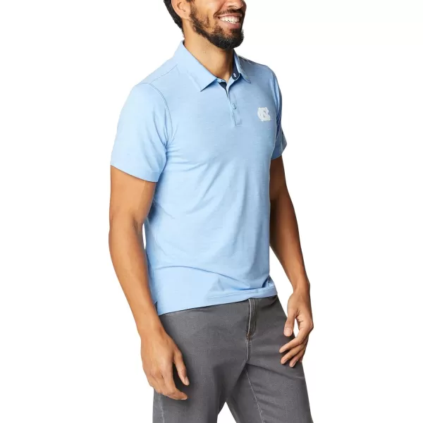 Columbia Mens Tech Trail PoloNorth Carolina Tar Heels Nc  White Cap