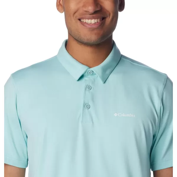 Columbia Mens Tech Trail PoloSpray Heather