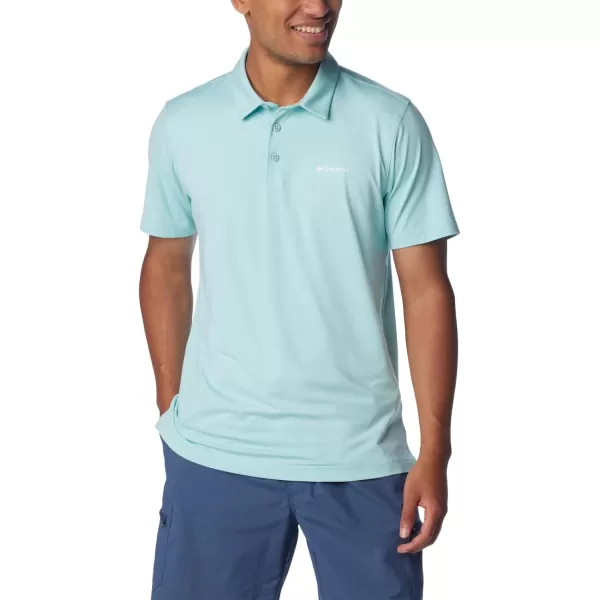 Columbia Mens Tech Trail PoloSpray Heather