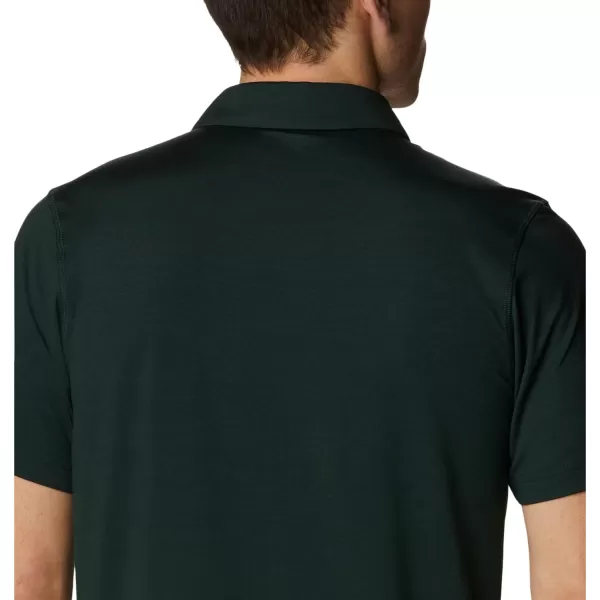 Columbia Mens Tech Trail PoloSpruce