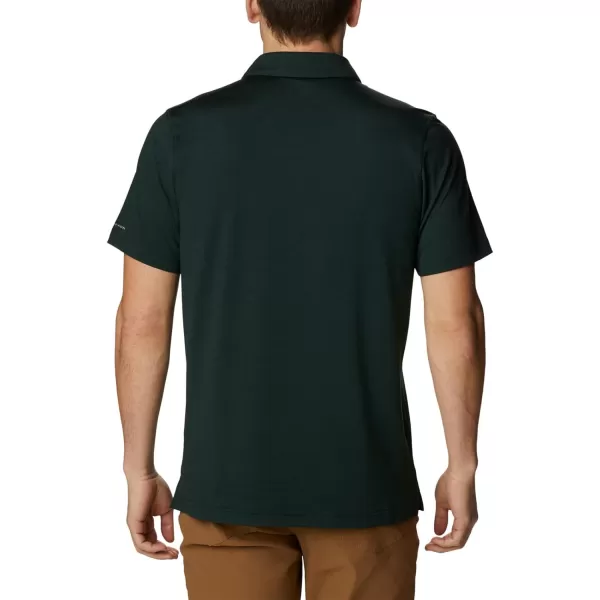 Columbia Mens Tech Trail PoloSpruce