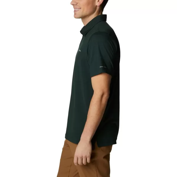 Columbia Mens Tech Trail PoloSpruce