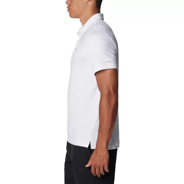 Columbia Mens Tech Trail PoloWhite