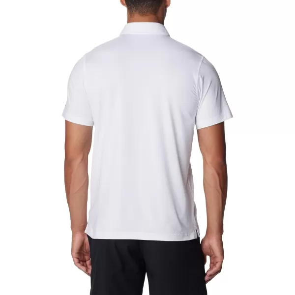 Columbia Mens Tech Trail PoloWhite