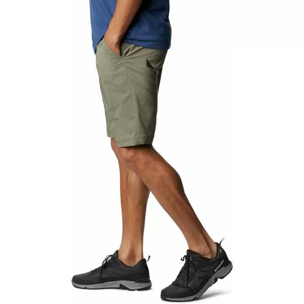 Columbia Mens Tech Trail ShortStone Green