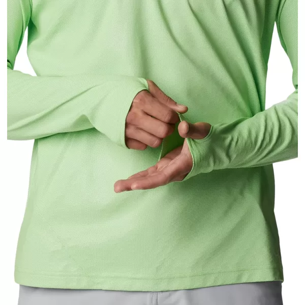 Columbia Mens Terminal Deflector Ice HoodieGreen Mamba