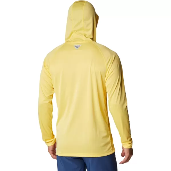 Columbia Mens Terminal Tackle Heather HoodieSun Glow HeatherCool Grey Logo