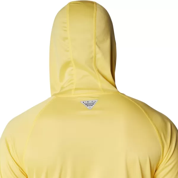 Columbia Mens Terminal Tackle Heather HoodieSun Glow HeatherCool Grey Logo