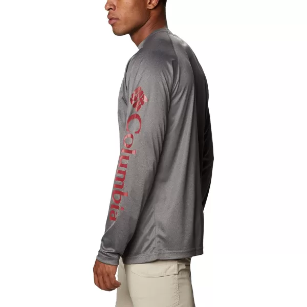 Columbia Mens Terminal Tackle Long Sleeve Shirt Wicking MaterialAlabama Crimson Tide 21