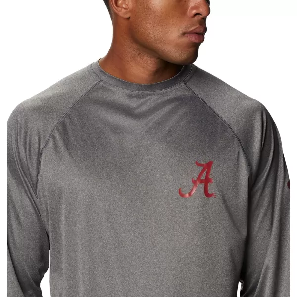 Columbia Mens Terminal Tackle Long Sleeve Shirt Wicking MaterialAlabama Crimson Tide 21