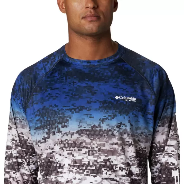 Columbia Mens Terminal Tackle Long Sleeve Shirt Wicking MaterialAmericana Digi Camo Fade