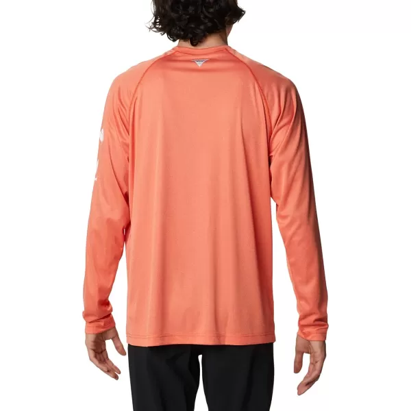 Columbia Mens Terminal Tackle Long Sleeve Shirt Wicking MaterialClemson Tigers 31