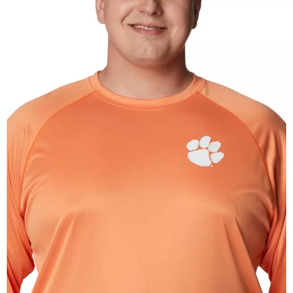 Columbia Mens Terminal Tackle Long Sleeve Shirt Wicking MaterialClemson Tigers 31