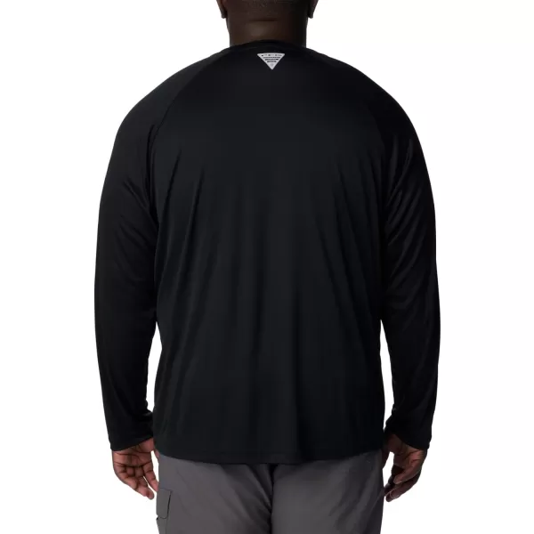 Columbia Mens Terminal Tackle Long Sleeve Shirt Wicking MaterialFsu  Black