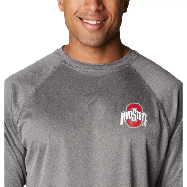 Columbia Mens Terminal Tackle Long Sleeve Shirt Wicking MaterialOhio State Buckeyes 26